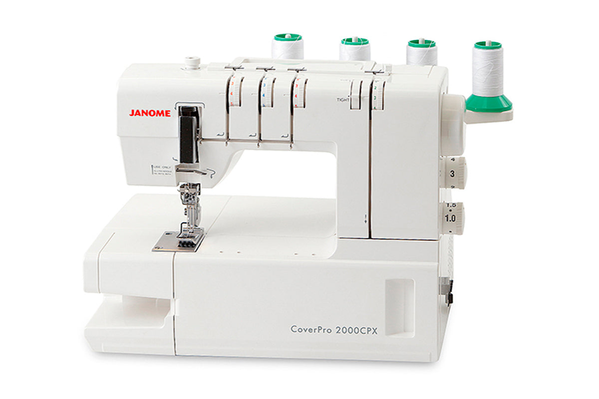 Janome Cover Pro 2000 CPX con 5 anni di garanzia