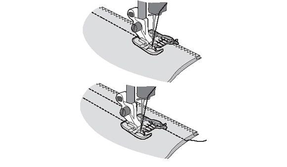 Piedino Husqvarna trasparente con guida
