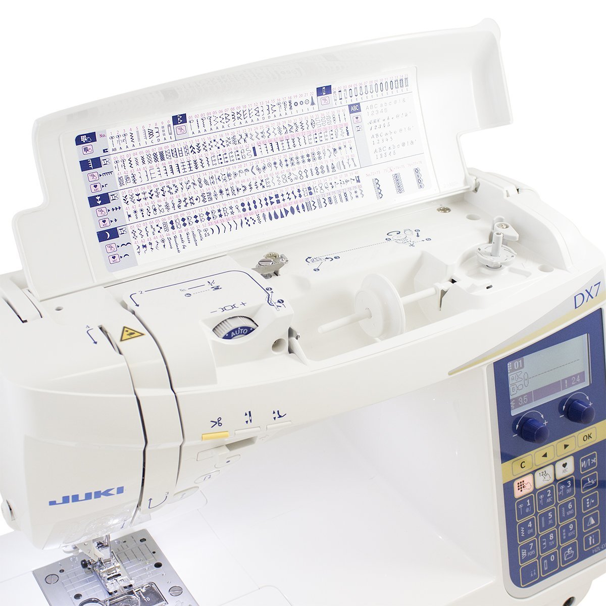 Macchina per cucire elettronica JUKI HZL DX 7 Garanzia ufficiale Juki Italia