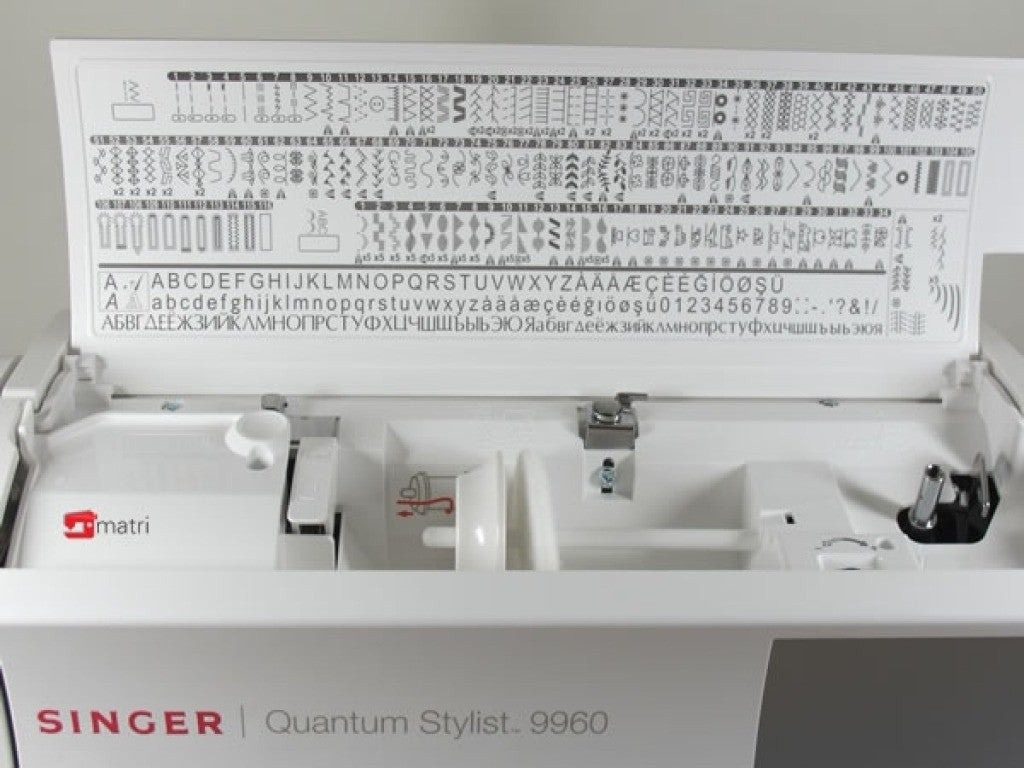 Singer Quantum 9960 con 5 anni di garanzia e paino allungabase