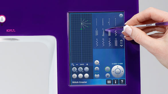 Pfaff Creative 4.5 con unità ricamo 360X350 garanzia 5 anni e software gold omaggio