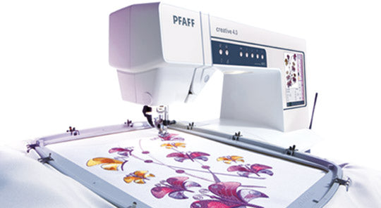 Pfaff Creative 4.5 con unità ricamo 360X350 garanzia 5 anni e software gold omaggio