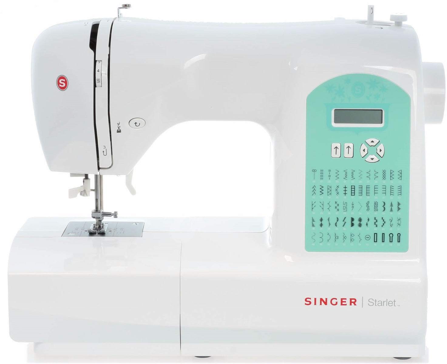 Singer Starlet 6660 Macchina per cucire con piedino tagliacuci e 5 anni di garanzia