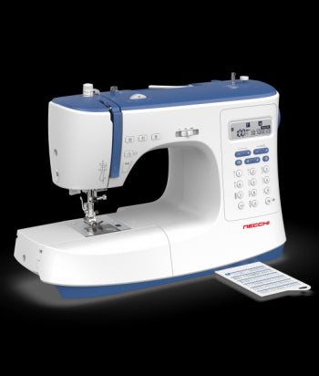 Macchina per cucire elettronica Necchi NC103D con allungabase e piedino tagliacuci 5 anni di garanzia
