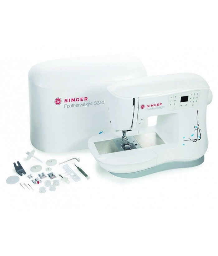 Macchina per cucire elettronica Singer Featherweight C240 CON 5 ANNI DI GARANZIA