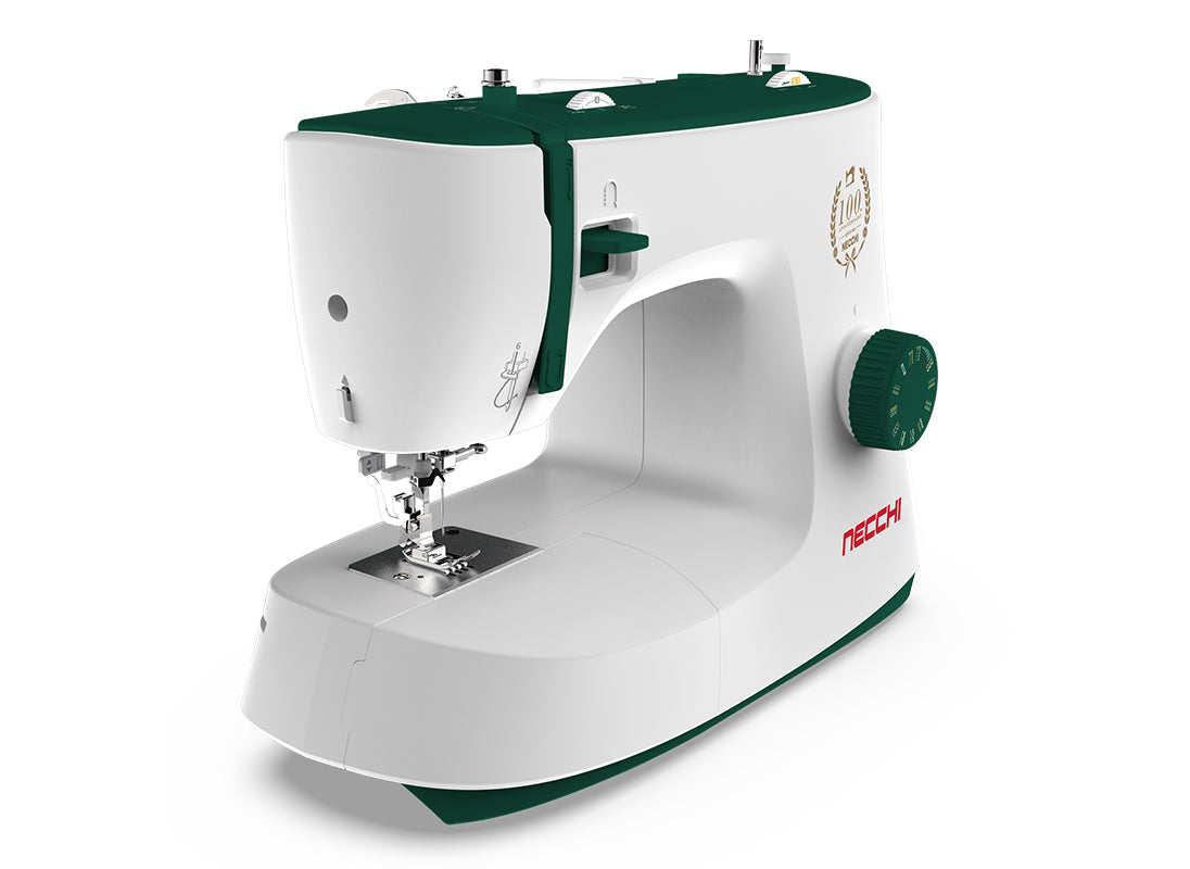 Macchina per cucire meccanica Necchi K121 con piedino tagliacuci 5 anni di garanzia