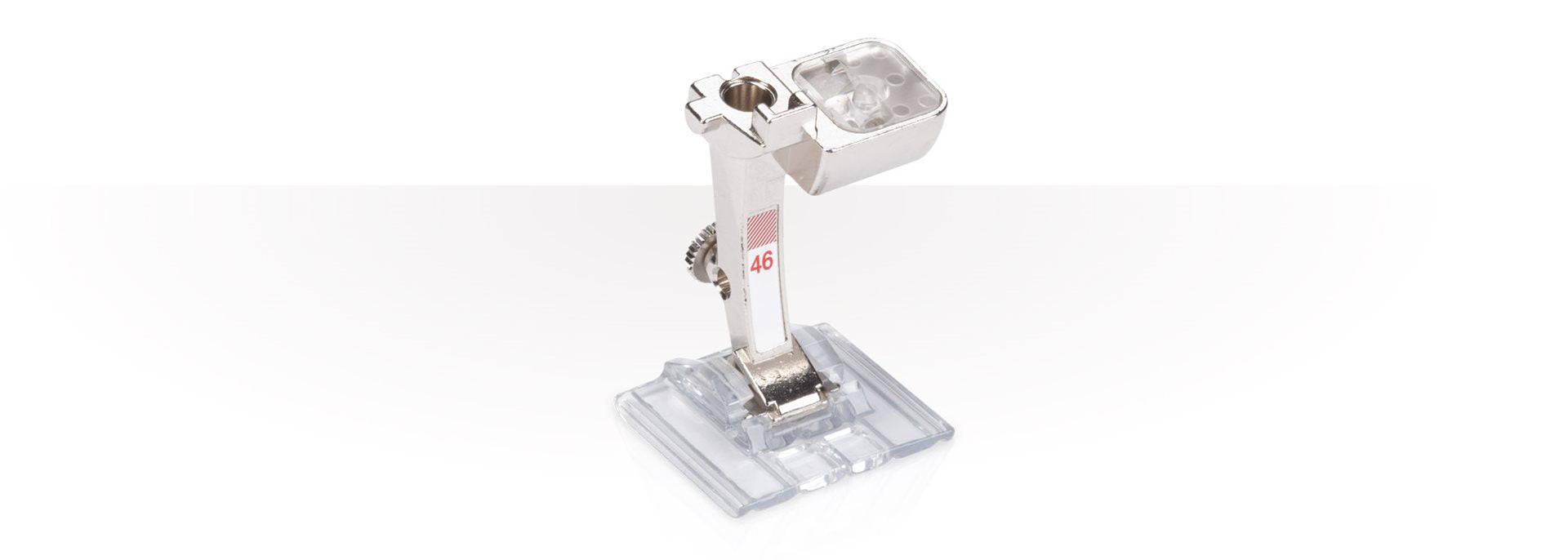 Piedino Bernina trasparente per nervature e punti decorativi 46C