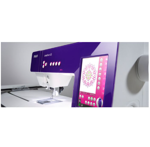 Pfaff Creative 4.5 con unità di ricamo 260x200 con 5 anni di garanzia e software gold omaggio