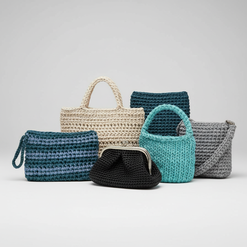 Filati e modelli per borse