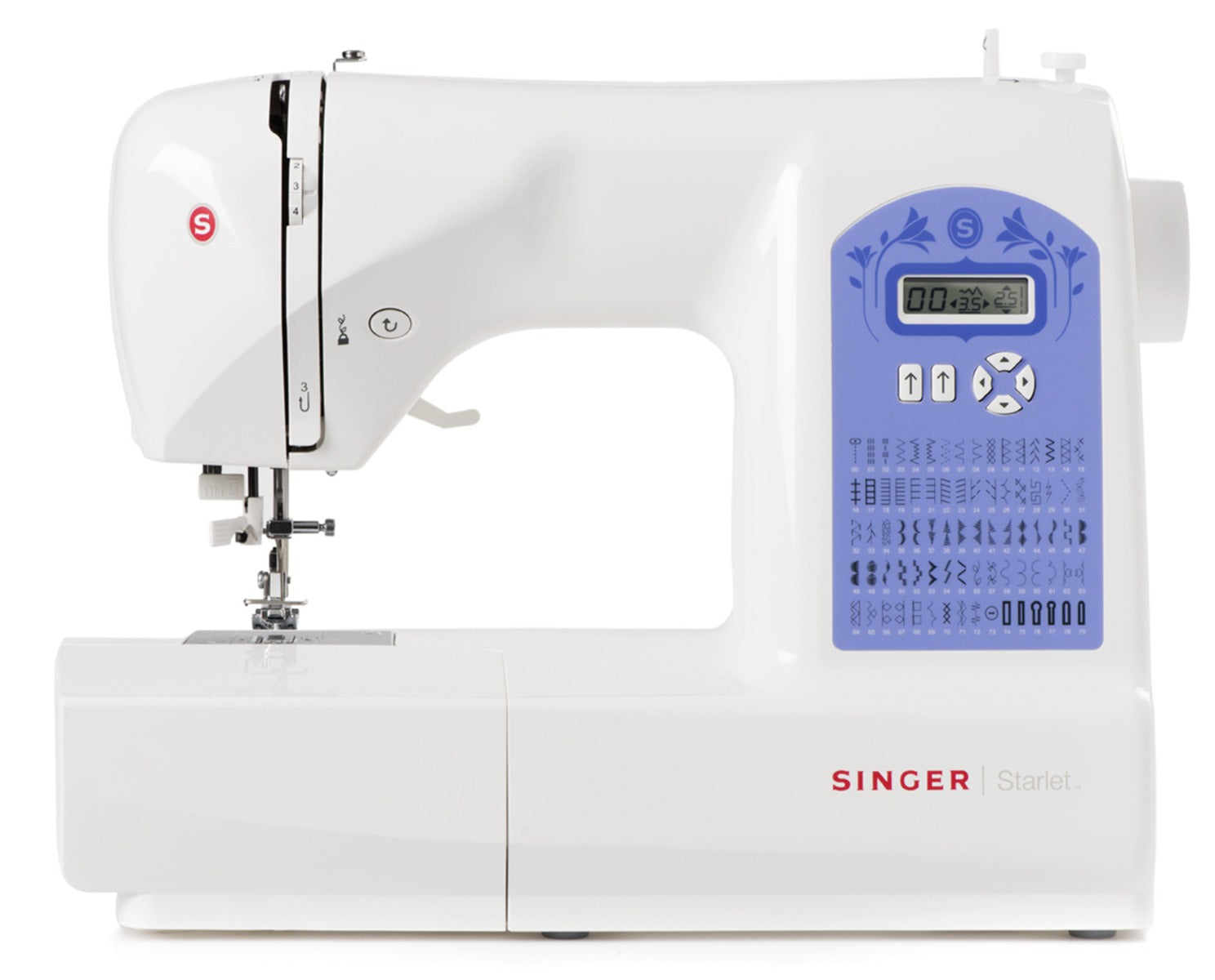 Macchina per cucire elettronica Singer Starlet 6680 con piedino tagliacuci omaggio