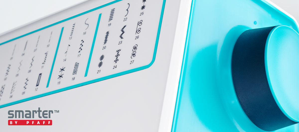 Macchina per cucire elettronica Pfaff Smarter 260 C con piedino tagliacuci OMAGGIO - Cucireonline