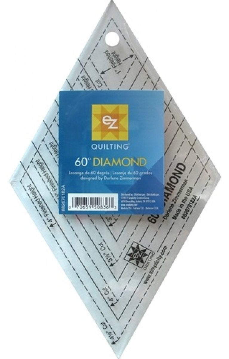 60° Diamond Acrylic Template - Cucireonline