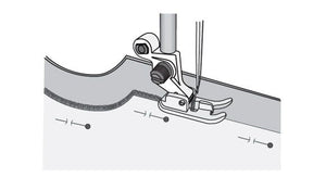 Piedino Husqvarna per tracciare