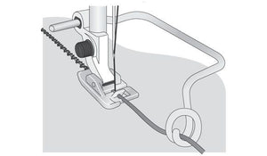 Guida Husqvarna per cordoncino/passamaneria