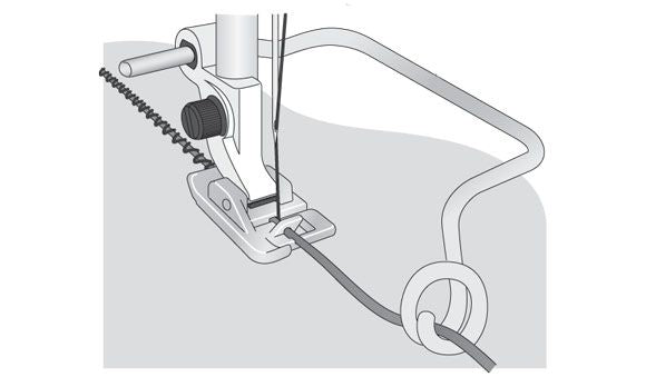 Guida Husqvarna per cordoncino/passamaneria