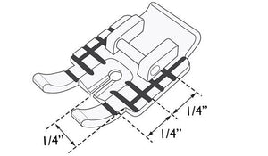 Piedino Husqvarna P per trapuntare da 6mm