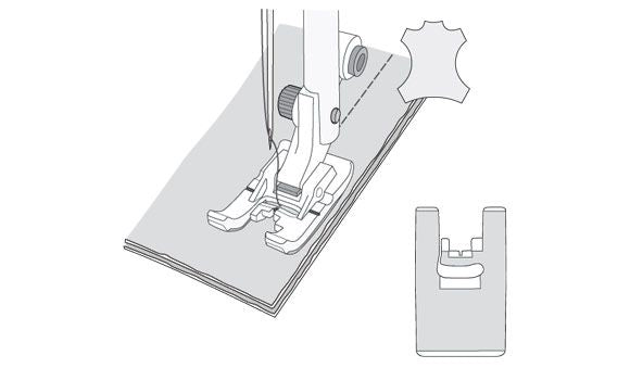 Piedino Husqvarna H con soletta scorrevole