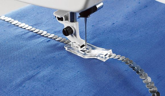 Piedino Husqvarna per pailettes