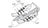 Piedino Husqvarna trasparente con guida centrale STITCH IN DITCH - Cucireonline