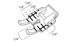 Piedino Husqvarna trasparente per quilt da 6mm