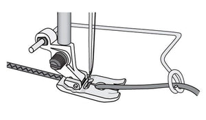 Piedino Husqvarna per passamaneria