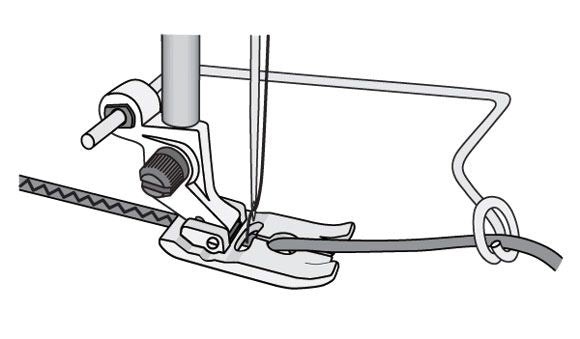 Piedino Husqvarna per passamaneria