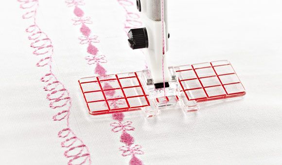 Piedino Husqvarna decorativo multilinea