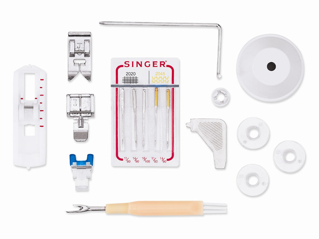 Singer Heavy Duty 4423 con  piedino tagliacuci e 5 anni di garanzia