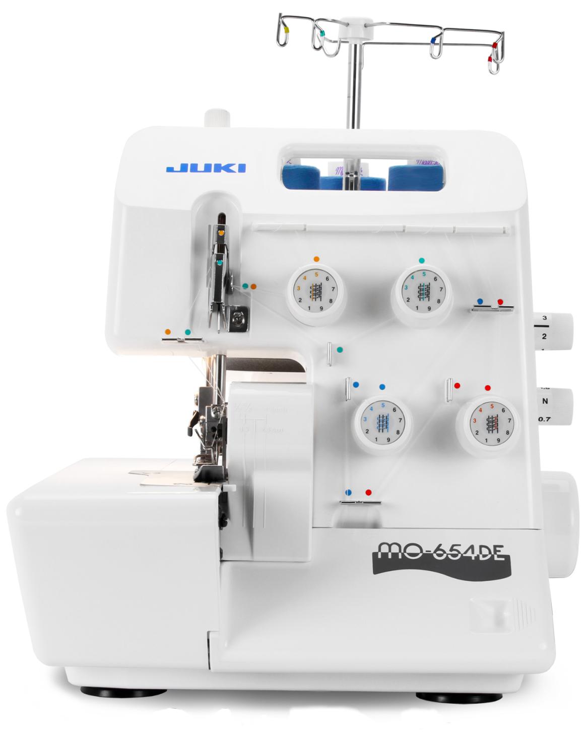 Juki tagliacuci MO-654DEN con 10.000 metri di filo omaggio Garanzia Ufficiale Juki Italia - Cucireonline