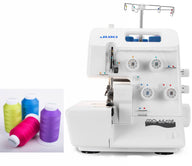 Juki tagliacuci MO-654DEN con 10.000 metri di filo omaggio Garanzia Ufficiale Juki Italia - Cucireonline