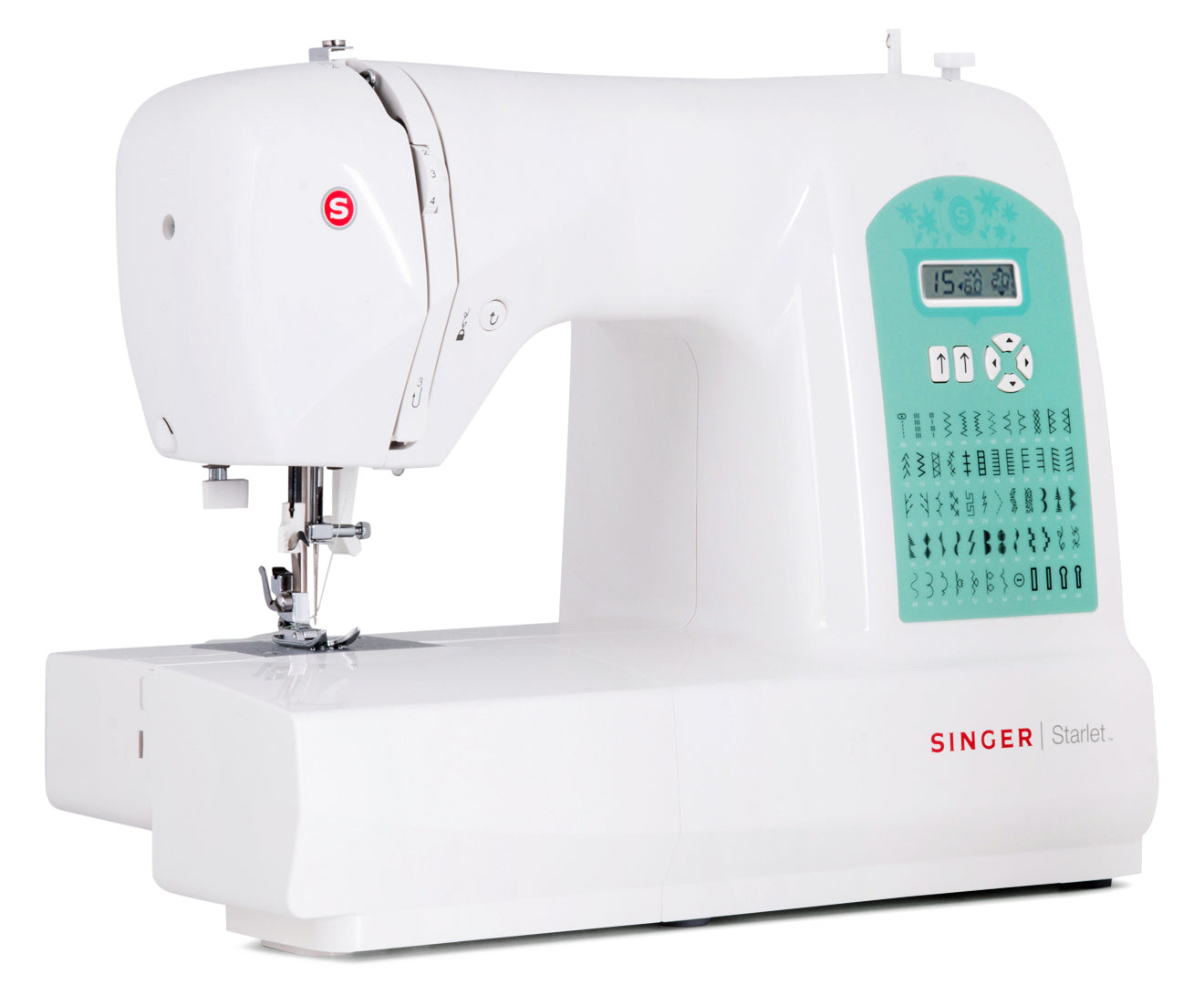 Singer Starlet 6660 Macchina per cucire  con piedino tagliacuci e 5 anni di garanzia
