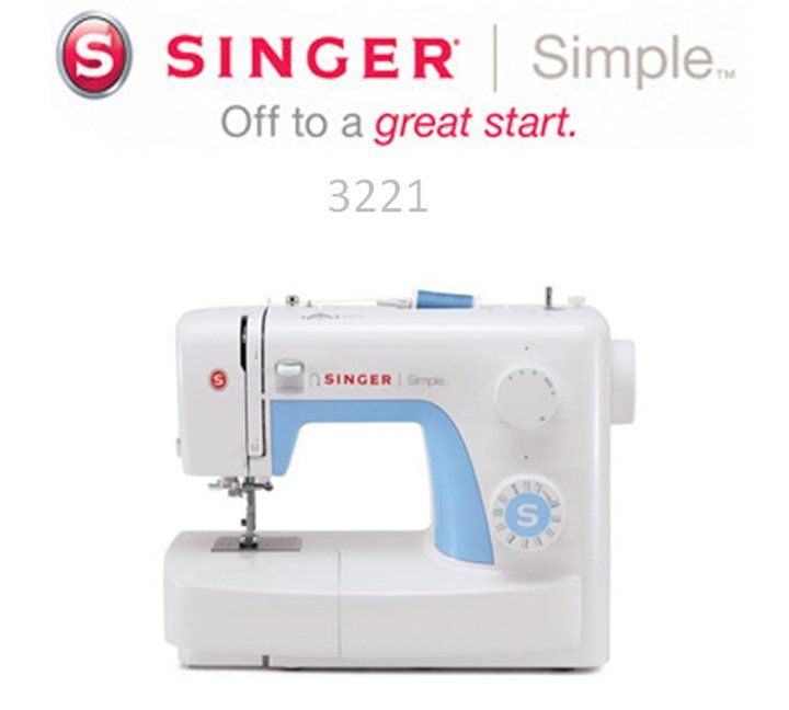 Singer Simple 3221 5 anni di garanzia e piedino tagliacuci