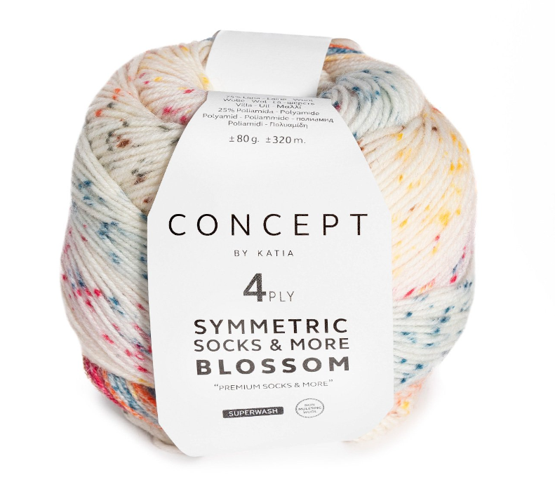 Symmetric Socks & More-Blossom by Katia