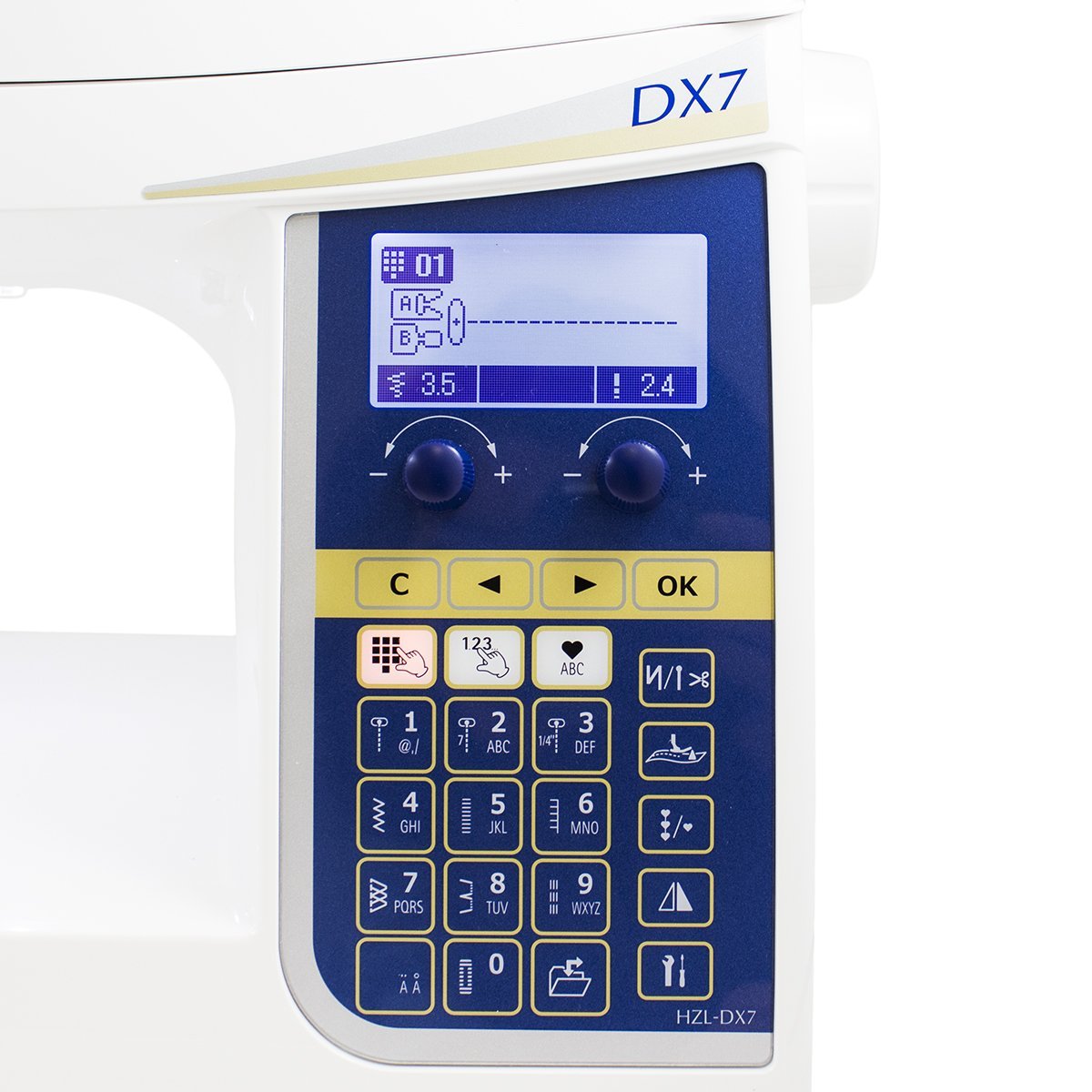 Macchina per cucire elettronica JUKI HZL DX 7 Garanzia ufficiale Juki Italia