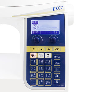 Macchina per cucire elettronica JUKI HZL DX 7 Garanzia ufficiale Juki Italia