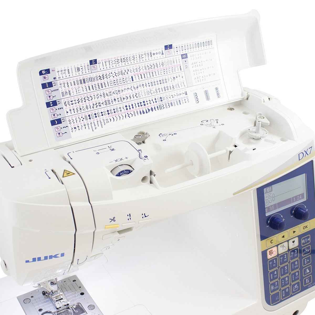 Macchina per cucire elettronica JUKI HZL DX 7 Garanzia ufficiale Juki Italia - Cucireonline