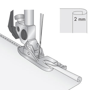 Piedino Pfaff per orlo arrotolato 2mm " Rullè"