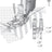 Piedino Pfaff per cucitura stitch-in -ditch - Cucireonline