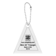 Squadretta Mini Triangolo 45° - Cucireonline