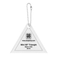 Squadretta Mini Triangolo 60° - Cucireonline
