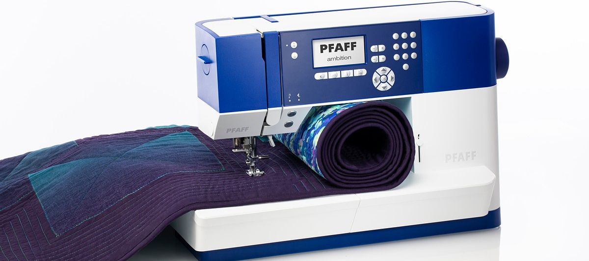 macchina per cucire elettronica Pfaff Ambition 610 con 5 anni di garanzia e paino allungabase omaggio - Cucireonline