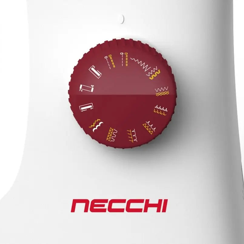 Necchi K417A Macchina per cucire meccanica con piedino tagliacuci