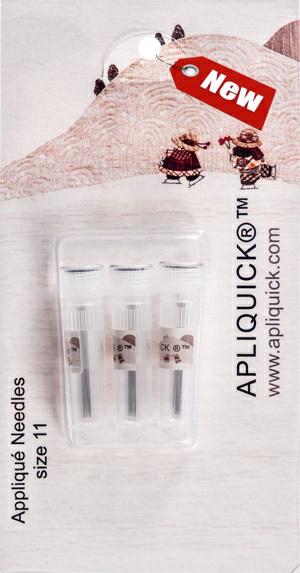Apliquick aghi a mano per appliquè Mis.11 (15 aghi)