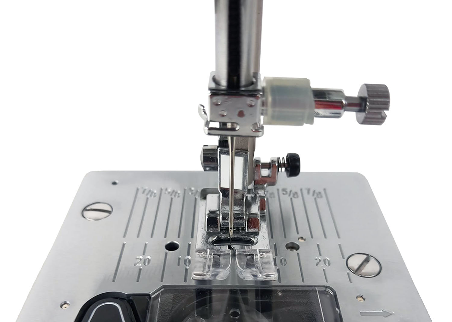 Macchina da ricamo Necchi NCH05AX dettaglio area cucitura 