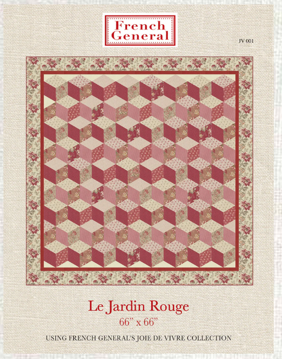 Pattern Joie De Vivre by French General - Le Jardin Rouge