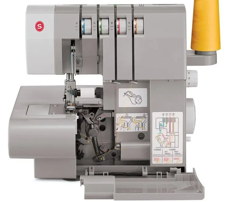 Singer Haevy Duty 14HD854 Tagliacuci meccanica con kit 6 piedini Extra + 10.000 metri di fili in omaggio