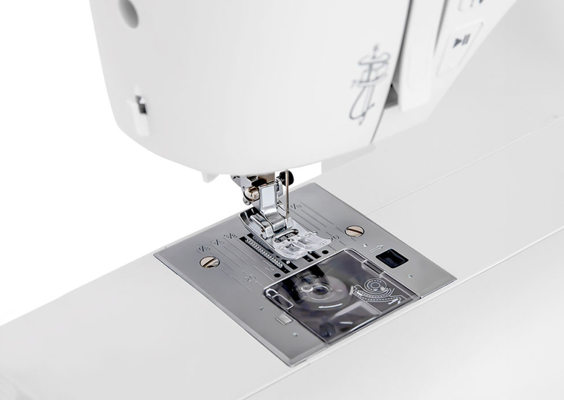 Necchi Creator C360 Electronic Sewing Machine with extension table and overlock foot