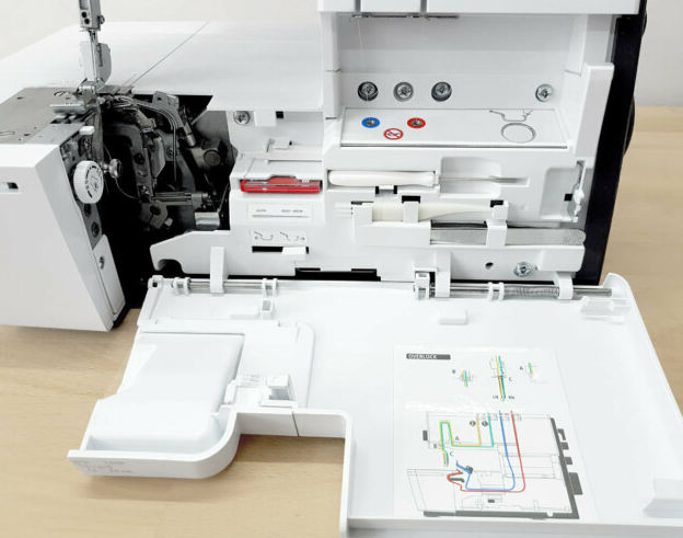Bernette B64 Airlock mechanische Overlock-Nähmaschine mit automatischer Lufteinfädelung