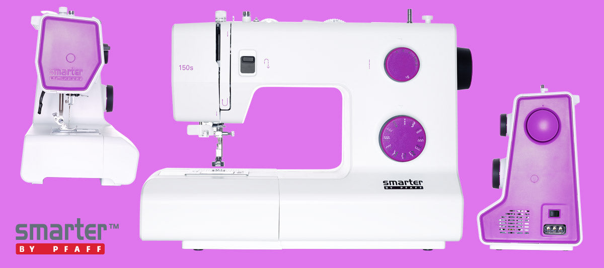 Macchina per cucire Pfaff Smarter 150s con piedino tagliacuci e 5 anni di garanzia