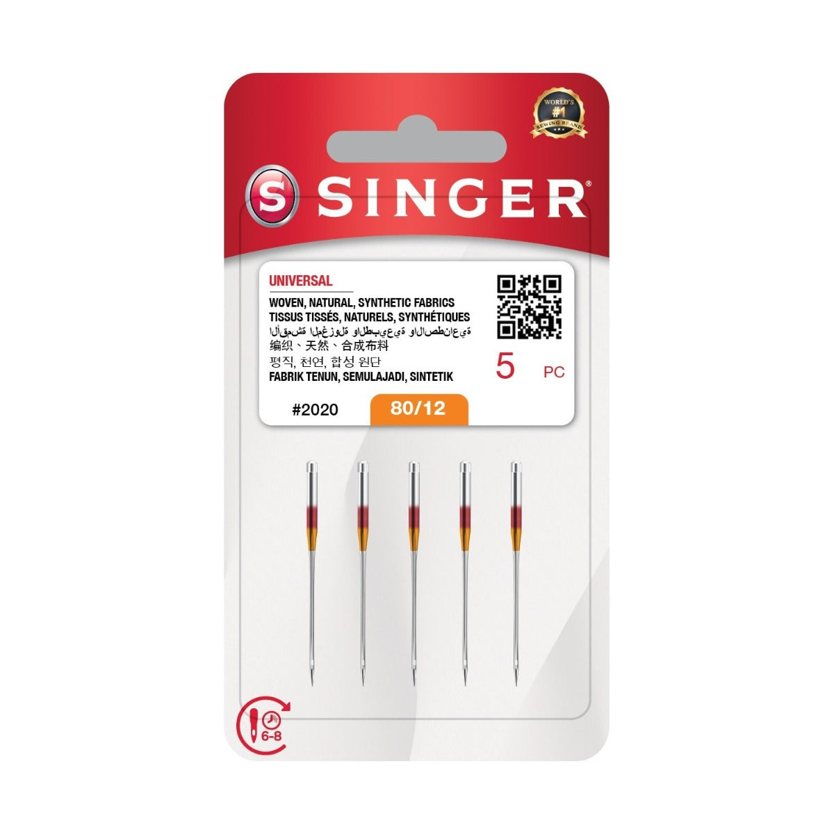 Aghi Singer Mis.80 per tagliacuci